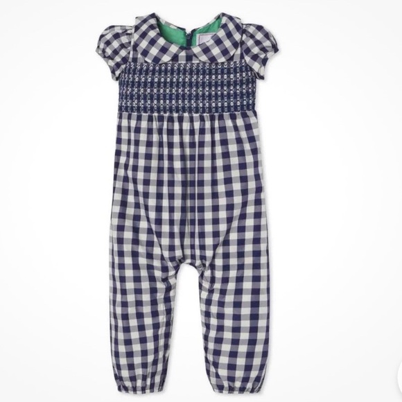 NWT Sz0-3M Classic Prep Wells Gingham Bubble - Picture 9 of 10